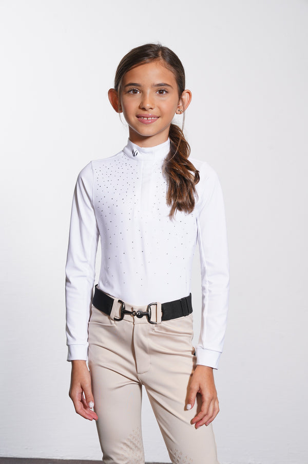 CAMISA COMPETENCIA MANGA LARGA KIDS ELEKTRA 1302027